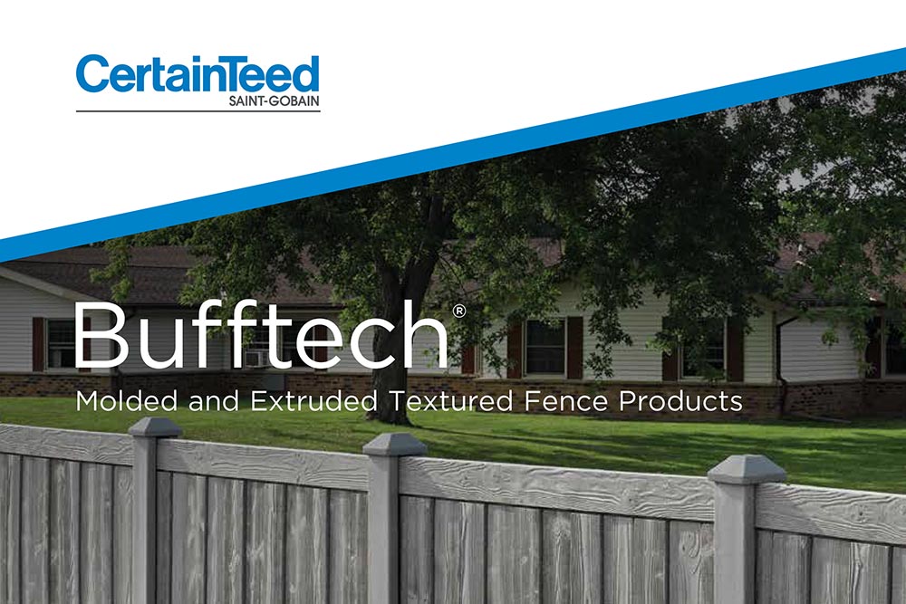 Bufftech Molded and Extruded Textured Fence Products