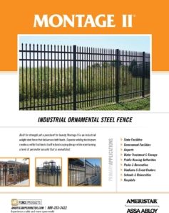 Montage II Industrial Ornamental Steel Fence