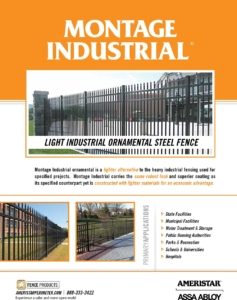 Montage Industrial - Light Industrial Ornamental Steel Fence