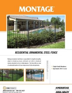 Montage - Residential Ornamental Steel Fence