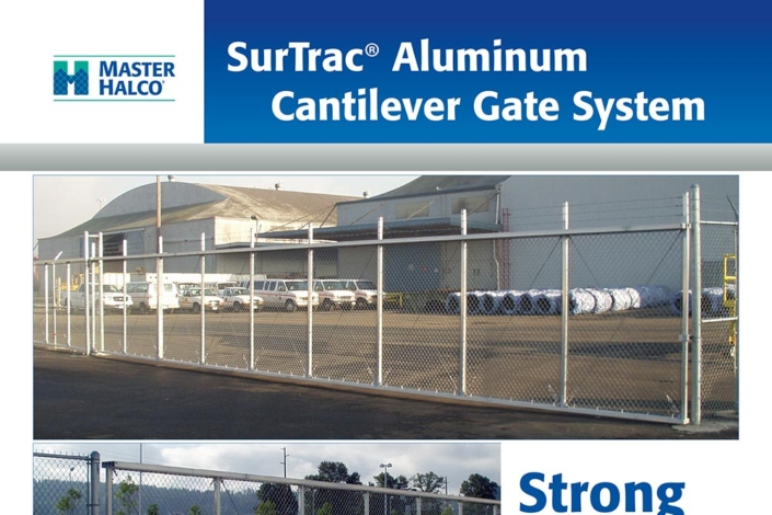 SurTrac Aluminum Cantilever Gate Systems - Miller Fence