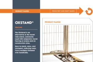 Oxford Plastics Temporary Fence OxStand Brochure (2025)