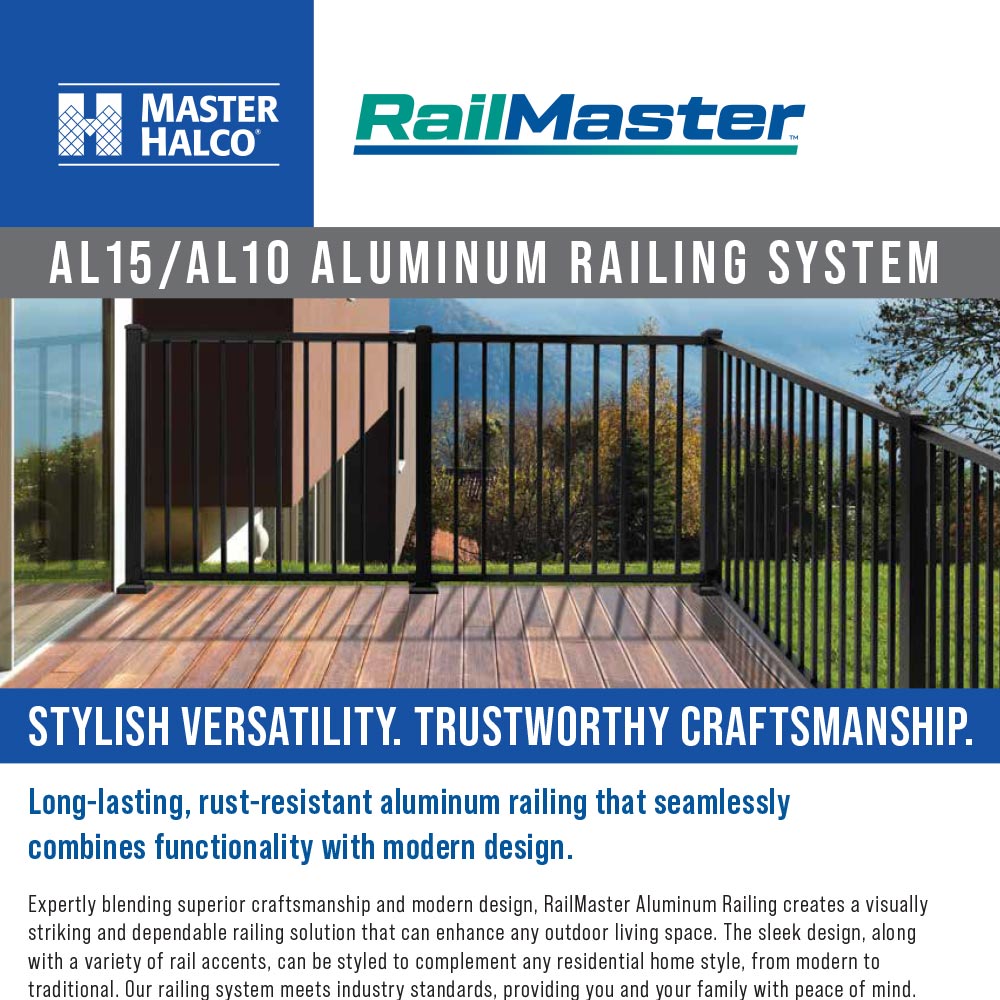 RailMaster Aluminum Deck Railing Brochure (2025)