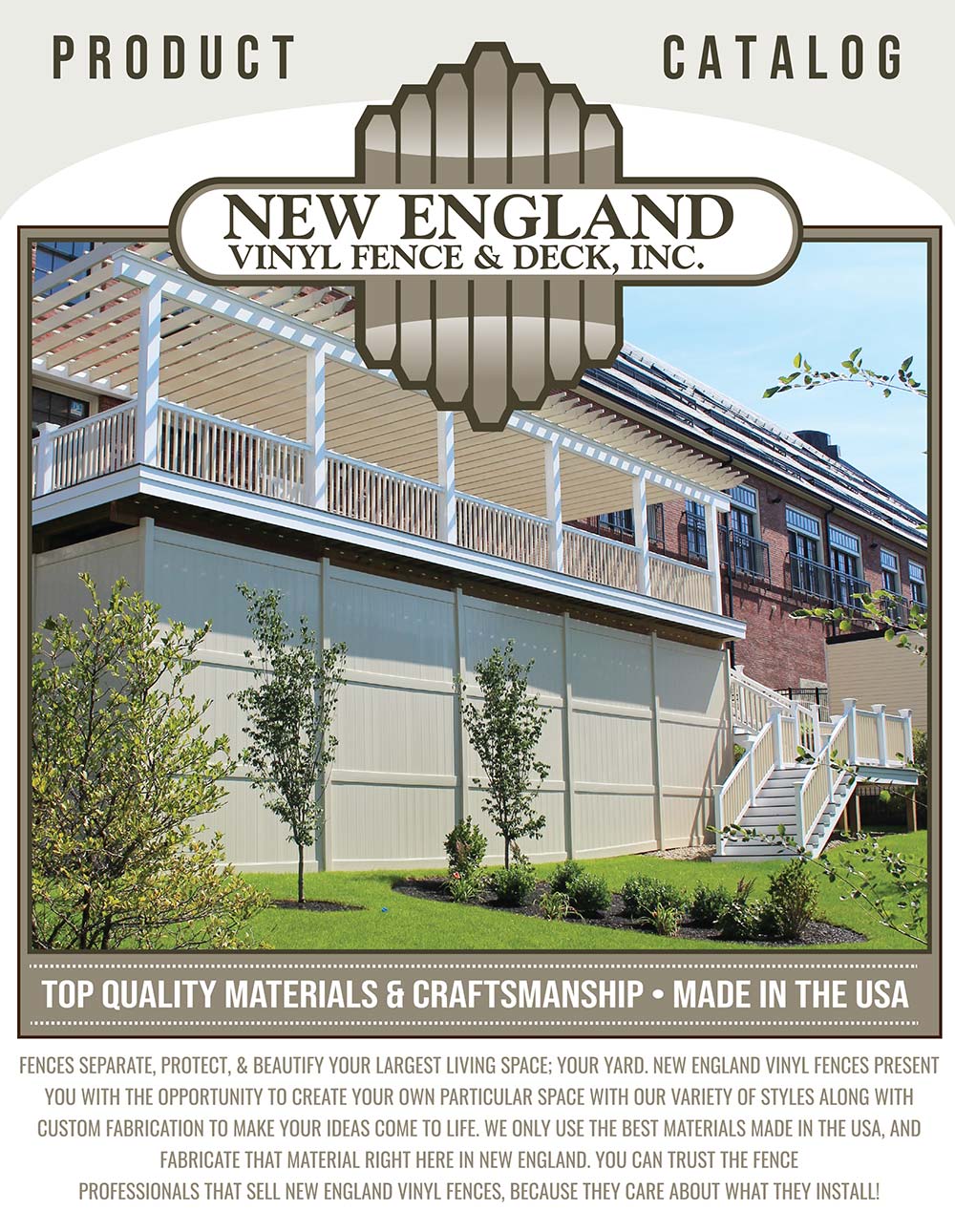 New England Vinyl Fence & Deck - Product Catalog (2025)
